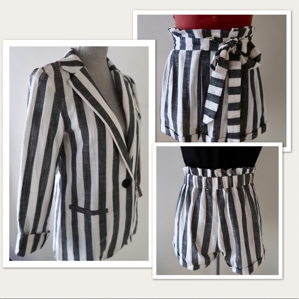 JOJO- 'Boss Lady' Ultra-Chic Blazer with Shorts - Picture 4 of 5